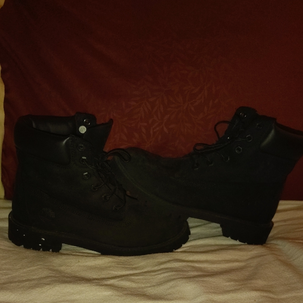 Timberland Kids Black Boots